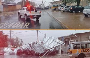 Temporal deste sábado deixa rastro de destruição em bairros de Matão, diz Defesa Civil