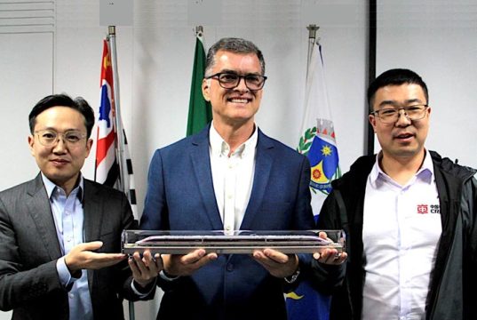 Araraquara será polo de produção ferroviária da CRRC Brasil maior fabricante de trens do mundo