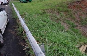 Homem é encontrado morto, pendurado em uma corda na defensa metálica da Washington Luís