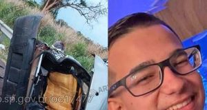 Sepultado em Araraquara o jovem, vítima de acidente na SP-255, que ia com a namorada ao pesqueiro