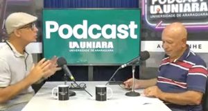 Alexandre Pierini entrevista o jornalista Ivan Roberto Peroni no Podcast da Uniara
