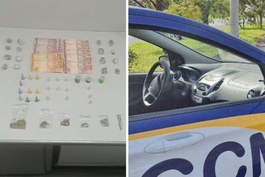 Traficante ‘meia boca’ tenta escapar da Guarda Municipal mas não consegue