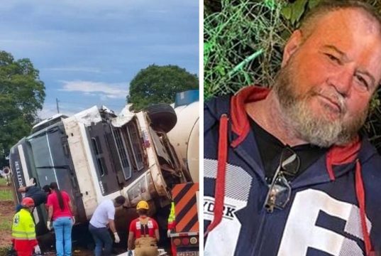 Morre em acidente na BR-365, em Santa Vitória (MG), caminhoneiro que morava em Ibaté (SP)