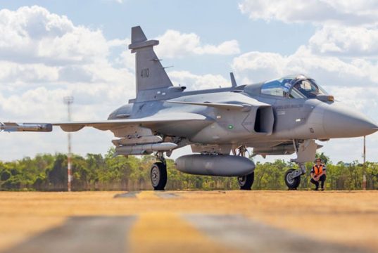Primeiro Gripen produzido no Brasil será apresentado dia 25 de março durante evento em Gavião Peixoto