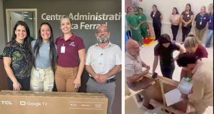 Santa Casa de Araraquara realiza o 6° sorteio de TVs aos colaboradores