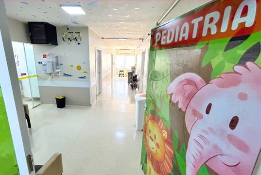 Setor de Pediatria da Santa Casa é revitalizada com ambiente humanizado e brinquedoteca