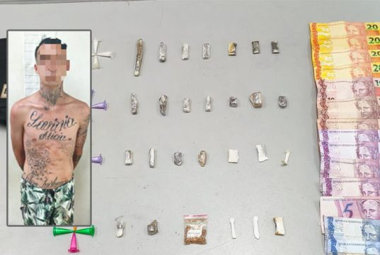Traficante é preso pelo GAT da Guarda Municipal vendendo drogas no São Rafael