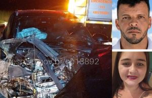 Casal morre ao bater Corsa de frente com utilitário perto do Rio Jacaré na noite deste sábado