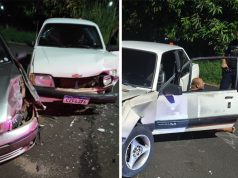 Homem tenta matar companheira com golpes de faca e ao fugir do GAT bate seu carro em cruzamento