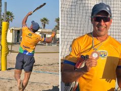 Araraquarense Giovani Peroni representou o Brasil no Mundial de Beach Tennis na Itália