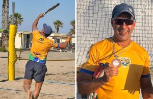 Araraquarense Giovani Peroni representou o Brasil no Mundial de Beach Tennis na Itália
