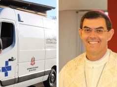 Bispo de São Carlos passa bem após acidente com ambulância de Matão no centro de Araraquara