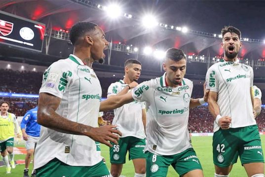 Palmeiras vence o Flamengo no Maracanã por 3 a 0 e aumenta a diferença para 7 pontos na classificação