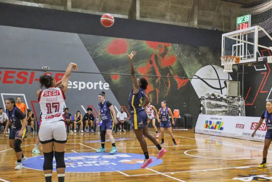 Sesi Araraquara segura reação e vence PONTZ São José pela LBF nesta quarta-feira na Vila
