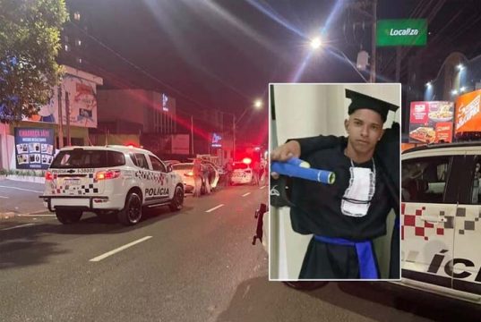 Morte de jovem atropelado por veículo que fugia da Polícia Militar causa comoção em São Carlos