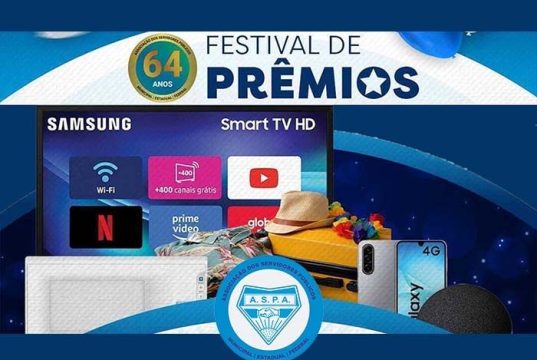 ASPA anuncia em sorteio nesta quarta-feira os servidores contemplados no seu Festival de Prêmios