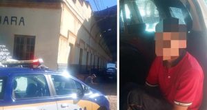 Ladrão com passagens pela polícia é preso no telhado do Museu Ferroviário furtando fios