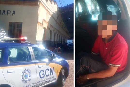 Ladrão com passagens pela polícia é preso no telhado do Museu Ferroviário furtando fios
