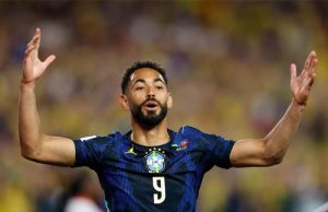 Brasil vence Haiti por 3 a 0 e assume liderança do Grupo C no campeonato mundial de futebol