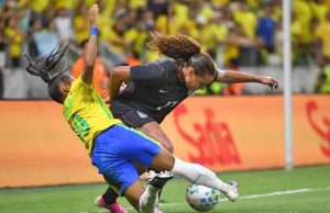 Em jogo preparatório para o Mundial de 2027 no Brasil, seleção feminina perde para os Estados Unidos