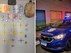 Em ponto de tráfico conhecido no Jardim Tamoio em Araraquara dupla é presa por equipe da GCM