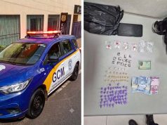 Adolescente de 16 anos é detido pela Guarda Municipal comercializando drogas no Pinheirinho