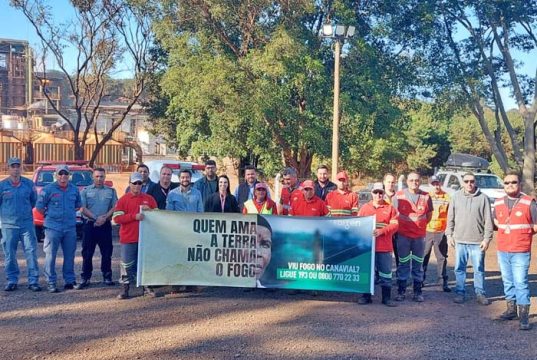 Raízen e Rumo promovem carreata em Araraquara para reforçar a prevenção de incêndios em canaviais