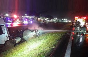 Engavetamento na Washington Luís na noite desta sexta, provoca congestionamento no tráfego