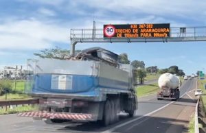 Redução de velocidade entra em vigor no trecho urbano da SP-310, em Araraquara