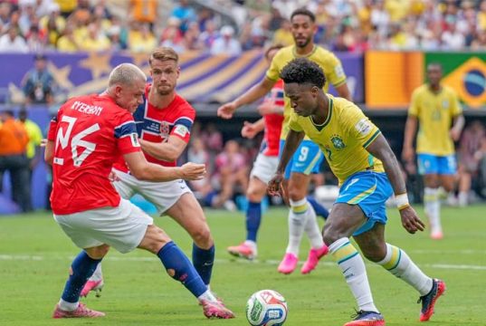Com defesa falhando na marcação, Brasil é superado pela Noruega em Nova Jersey, e dá adeus ao Hexa.