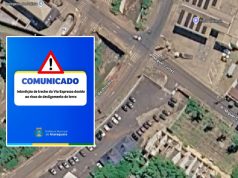 Prefeitura interdita trecho da Via Expressa em Araraquara, temendo risco de deslizamento de terra