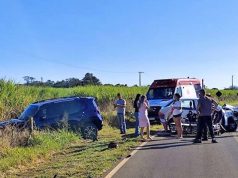 Acidente em estrada que liga dois distritos em São Carlos deixa os motoristas feridos
