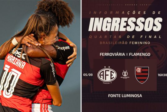 Flamengo vence Guerreiras no jogo de ida das quartas do Brasileiro. No sábado, decisão na Fonte.