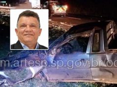 Ex-Prefeito de Guatapará – Irmão Ailton, morre atropelado após capotar Saveiro na SP-255