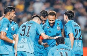 Santos vence o Remo e segue na Copa; Palmeiras joga com Fortaleza nesta quinta no jogo da volta.