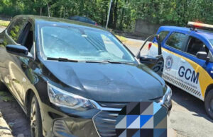 Guarda Municipal identifica veículo adulterado no Jardim Adalberto Roxo, em Araraquara