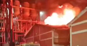 Incêndio atinge Usina Vale do Rosário, em Morro Agudo (SP) na madrugada desta quinta-feira